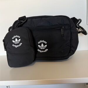 Adidas Originals Black Crossbody Bag Set